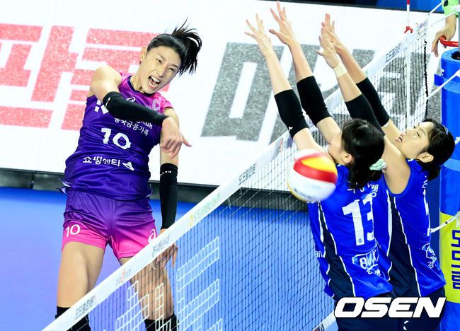 [OSEN=화성, 조은정 기자]2세트 흥국생명 김연경이 강타를 하고 있다. 2022.12.02 /cej@osen.co.kr