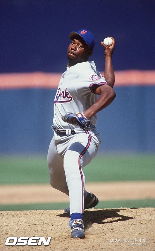 [사진] 1993년 뉴욕 메츠 시절 앤서니 영 ⓒGettyimages(무단전재 및 재배포 금지)