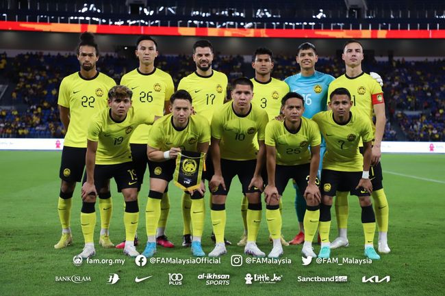 [사진] 말레이시아 대표팀 홍콩전 베스트 일레븐 / 말레이시아 축구대표팀 소셜 미디어.