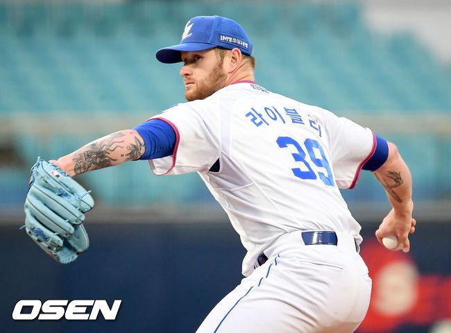 삼성 시절 벤 라이블리. /OSEN DB