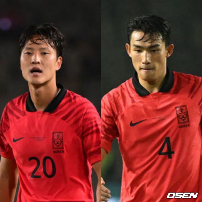 [사진] 권경원과 조유민 / OSEN DB.