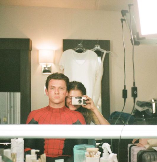 [OSEN=지형준 기자]배우 톰 홀랜드가 간담회를 마치고 무대를 나서고 있다. /jpnews@osen.co.kr