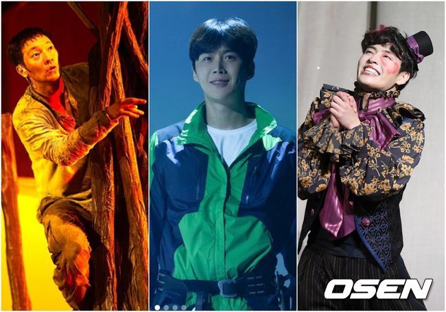 [OSEN=민경훈 기자]무대 위에서 배우 김용준 이도엽 손석구 최희서가 기자회견 중 환하게 웃고 있다.2023.06.27 /rumi@osen.co.kr