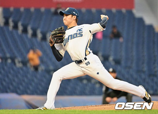 [OSEN=창원, 이석우 기자]NC 다이노스 선발 투수 구창모가 역투하고 있다. 2023.05.17 / foto0307@osen.co.kr