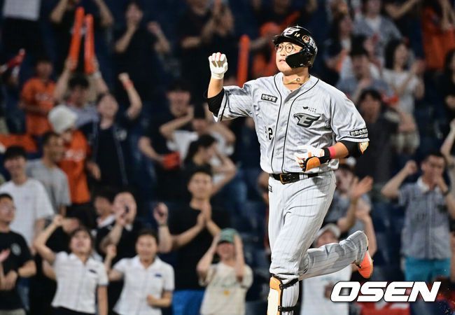 [OSEN=이석우 기자] 한화 채은성. 2023.08.17 / foto0307@osen.co.kr