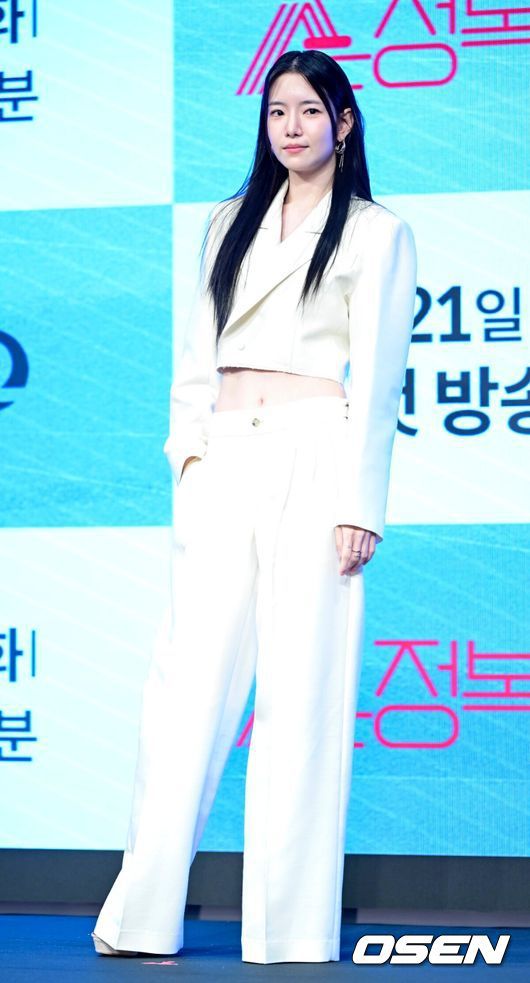 [OSEN=최규한 기자]배우 하승리가 제작발표회에 참석해 포토타임을 하고 있다. 2023.08.21 / dreamer@osen.co.kr