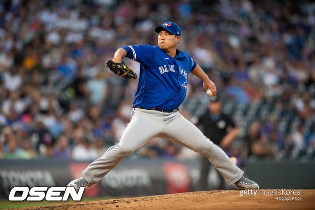 [사진] 토론토 류현진.ⓒGettyimages(무단전재 및 재배포 금지)