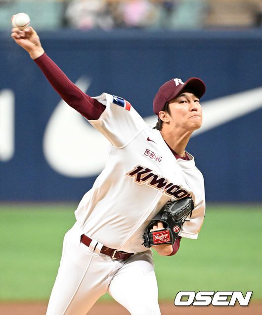 키움 히어로즈 안우진. /OSEN DB