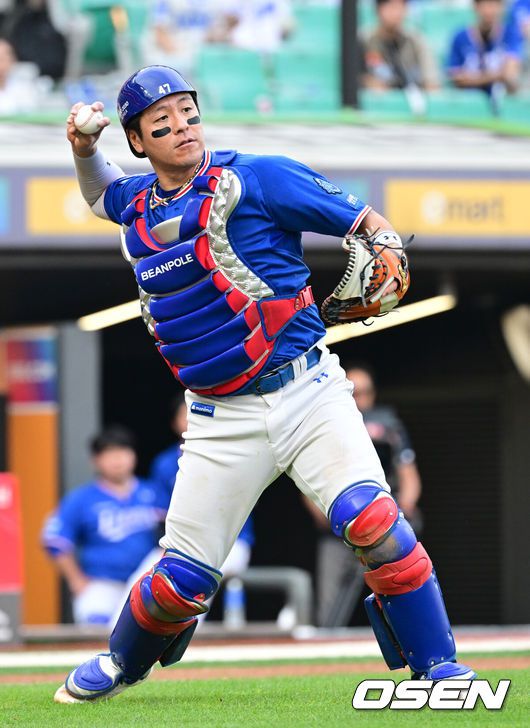 [OSEN=최규한 기자] 삼성 강민호. 2023.08.13 / dreamer@osen.co.kr