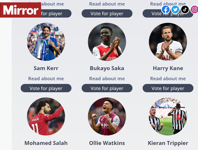 [사진] 토트넘 올해의 선수상 후보에는 오른 손흥민