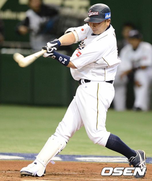 일본 대표팀 시절 아베 신노스케. /OSEN DB