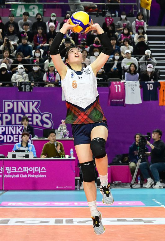 현대건설 김사랑 / KOVO 제공