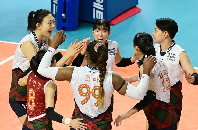 현대건설 김사랑 / KOVO 제공