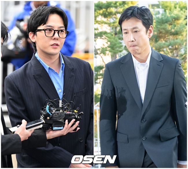 [OSEN=인천, 박준형 기자]이선균이 출석에 앞서 사죄의 인사를 하고 있다.  2023.10.28  / soul1014@osen.co.kr
