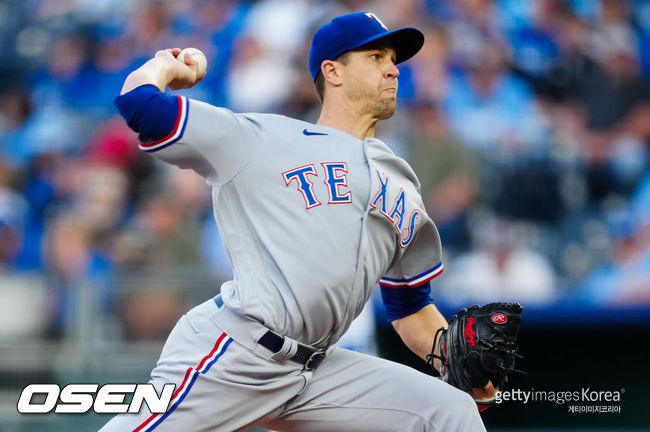 [사진] 텍사스 제이콥 디그롬. ⓒGettyimages(무단전재 및 재배포 금지)