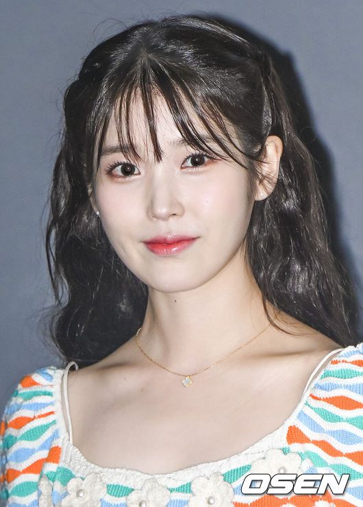 [OSEN=최재현 기자] 6일 오후 서울 롯데시네마 김포공항점에서  영화 '드림' 무대인사가 진행됐다.가수 겸 배우 아이유가 무대인사를 하고 있다. 2023.05.06 /hyun309@osen.co.kr