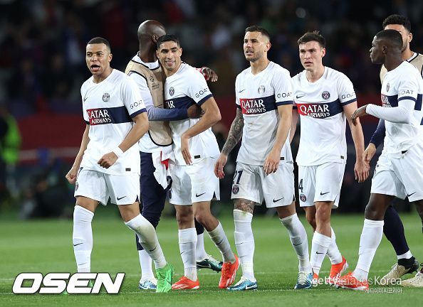 [사진] PSG 선수단 / 2024. 04. 17 ⓒGettyimages(무단전재 및 재배포 금지)