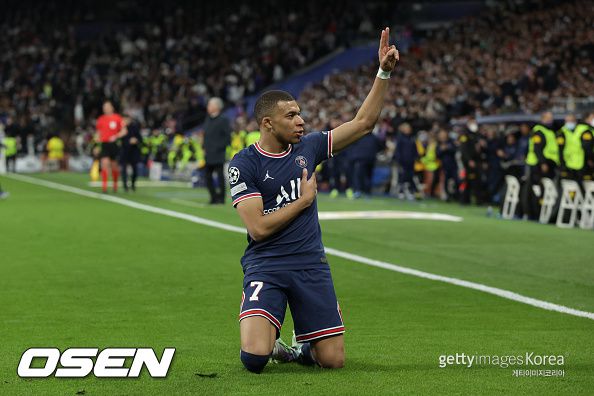 [사진] 음바페 ⓒGettyimages(무단전재 및 재배포 금지)