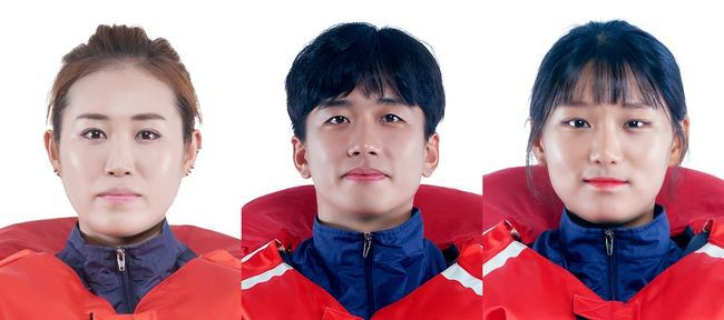 왼쪽부터 이미나,윤상선,김채현.