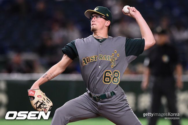 [사진] 호주대표팀 라클란 웰스. ⓒGettyimages(무단전재 및 재배포 금지)