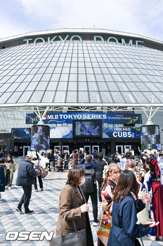 지난 18일~19일 일본 도쿄돔에서 열린 MLB 월드투어 도쿄시리즈. / OSEN DB