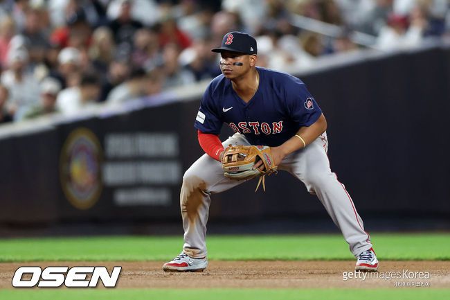 [사진] 보스턴 라파엘 데버스. ⓒGettyimages(무단전재 및 재배포 금지)
