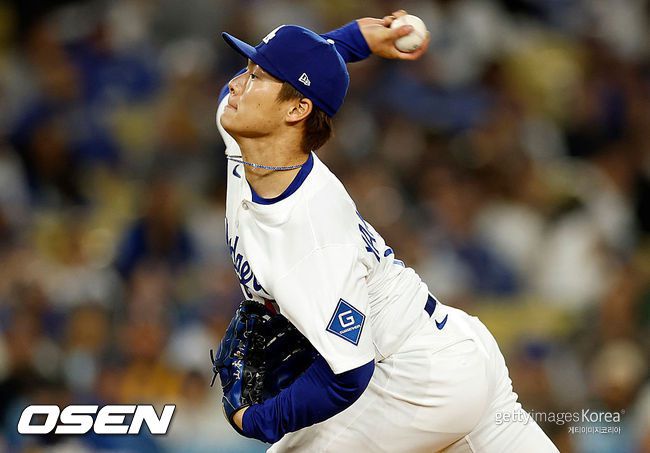 [사진] LA 다저스 야마모토 요시노부. ⓒGettyimages(무단전재 및 재배포 금지)