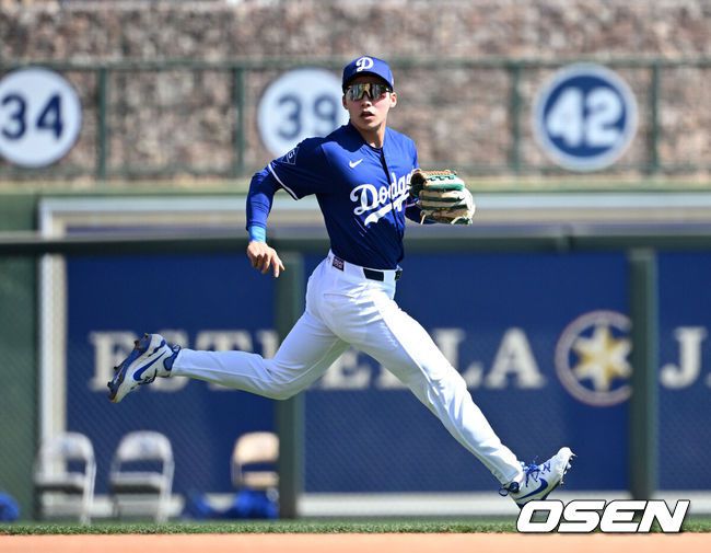 [OSEN=이대선 기자] LA 다저스 김혜성 2025.03.02 /sunday@osen.co.kr
