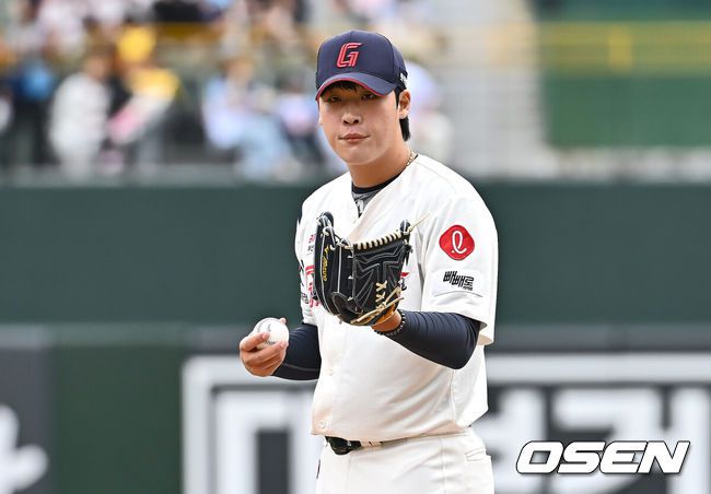 [OSEN=부산, 이석우 기자] 롯데 자이언츠 이민석  / foto0307@osen.co.kr