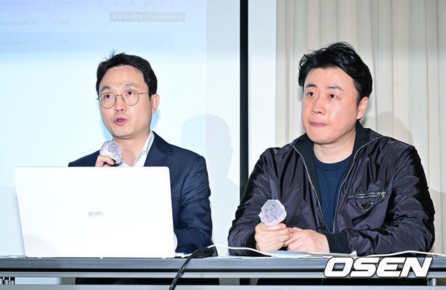 [OSEN=박준형 기자]이진호가 반박 기자회견을 갖고 이야기하고 있다.    /   2025.05.07 / soul1014@osen.co.kr