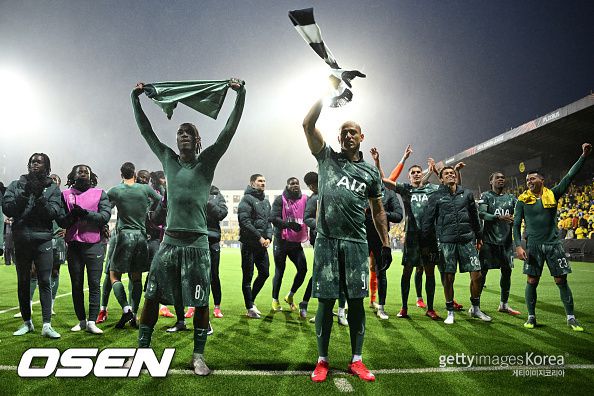 [사진] 토트넘 선수단 ⓒGettyimages(무단전재 및 재배포 금지)