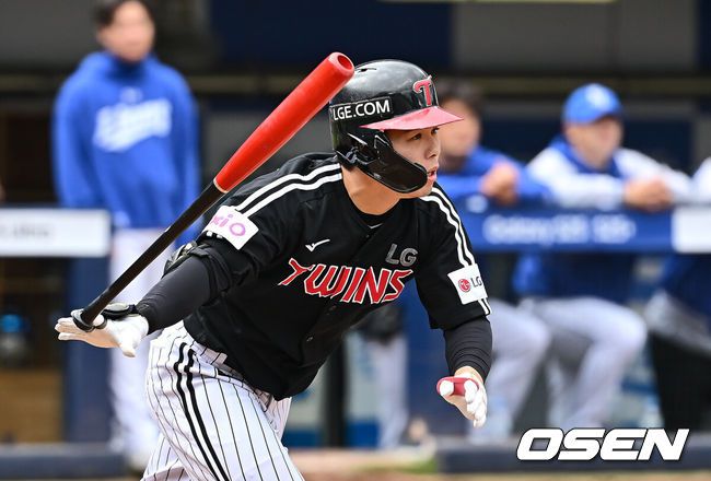 [OSEN=대구, 이석우 기자] LG 트윈스 문성주 047 2025.05.10 / foto0307@osen.co.kr