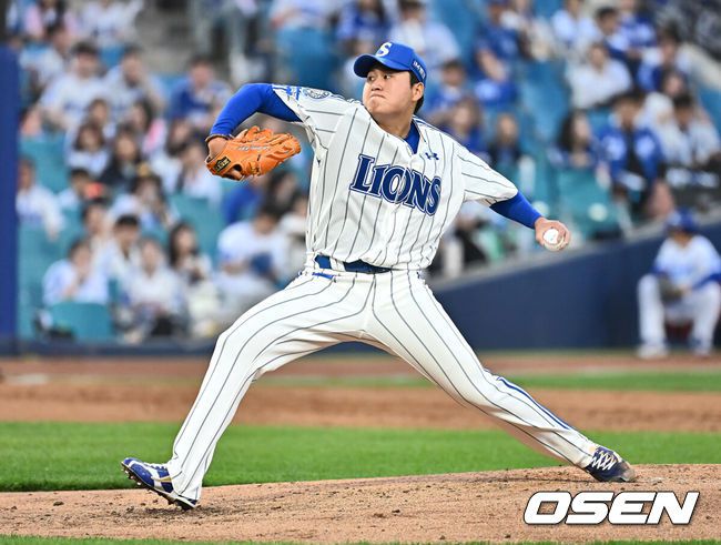 [OSEN=대구, 이석우 기자] 삼성 라이온즈 이승현 055 2025.04.18 / foto0307@osen.co.kr