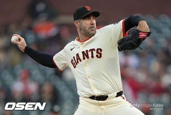 [사진] 샌프란시스코 자이언츠 저스틴 벌랜더. ⓒGettyimages(무단전재 및 재배포 금지)