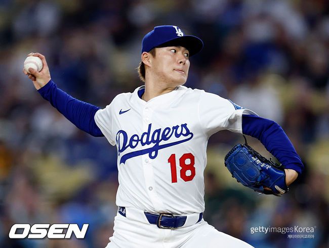 [사진] LA 다저스 야마모토 요시노부. ⓒGettyimages(무단전재 및 재배포 금지)