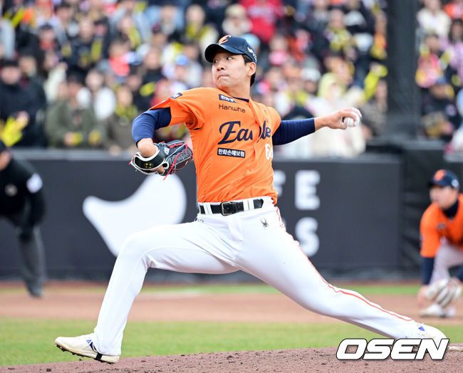 [OSEN=최규한 기자] 한화 권민규. 2025.03.29 / dreamer@osen.co.kr