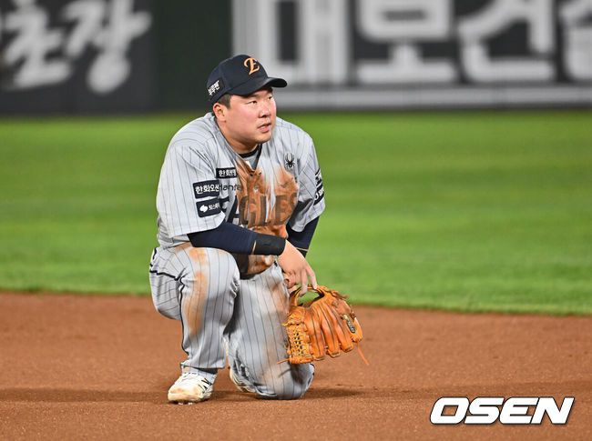 [OSEN=이석우 기자] 한화 안치홍. 2025.04.24 / foto0307@osen.co.kr