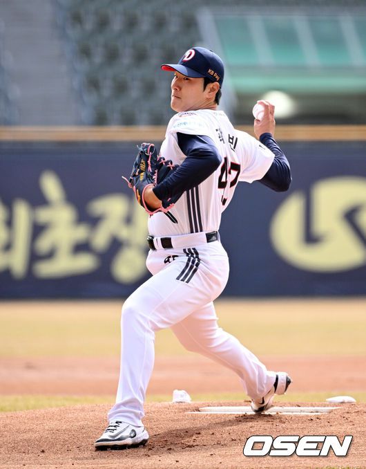 [OSEN=지형준 기자] 두산 곽빈. 2025.03.13 / jpnews@osen.co.kr