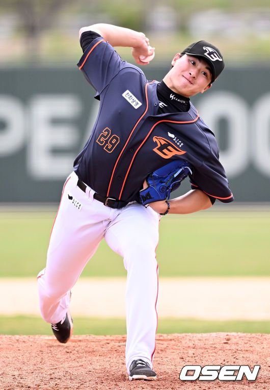 [OSEN=민경훈 기자] 한화 박준영. 2023.04.14 / rumi@osen.co.kr