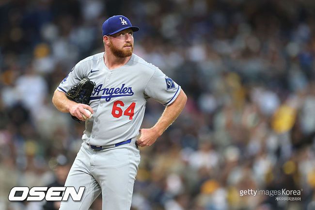 [사진] LA 다저스 맷 사우어. ⓒGettyimages(무단전재 및 재배포 금지)