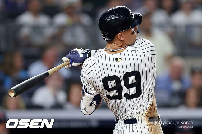 [사진] 뉴욕 양키스 애런 저지. ⓒGettyimages(무단전재 및 재배포 금지)