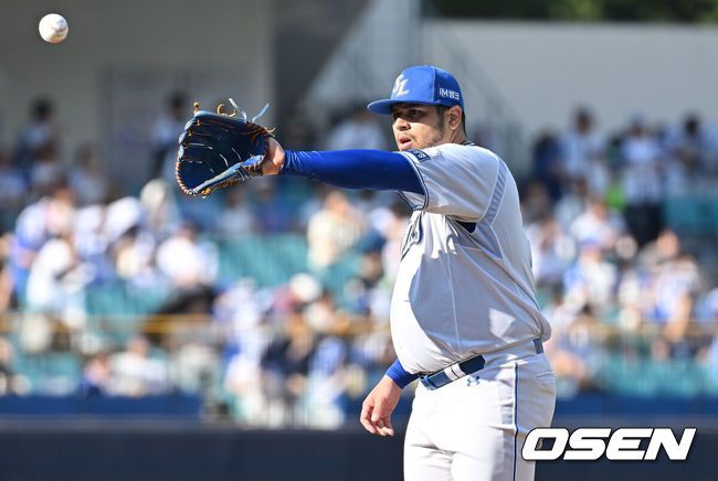 [OSEN=대구, 이석우 기자]  삼성 라이온즈 후라도 077 2025.06.14 / foto0307@osen.co.kr