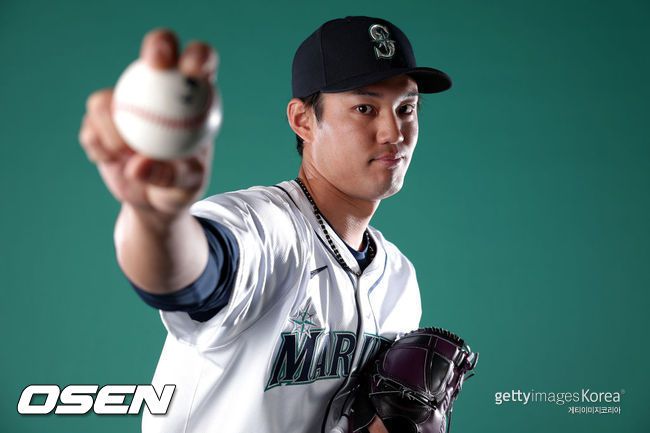 [사진] 시애틀 매리너스 시절 후지나미 신타로. ⓒGettyimages(무단전재 및 재배포 금지)