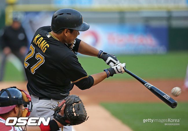 [사진] 피츠버그 시절 강정호. ⓒGettyimages(무단전재 및 재배포 금지)