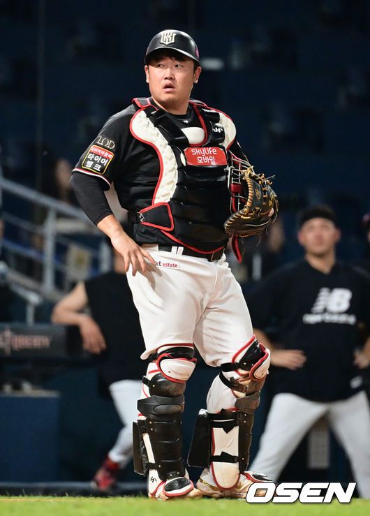 [OSEN=창원, 이석우 기자] KT 위즈 김준태 002 2023.07.29 /