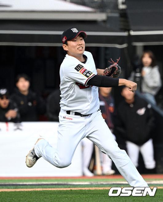 [OSEN=이대선 기자] KT 류현인 2023.04.15 /sunday@osen.co.kr