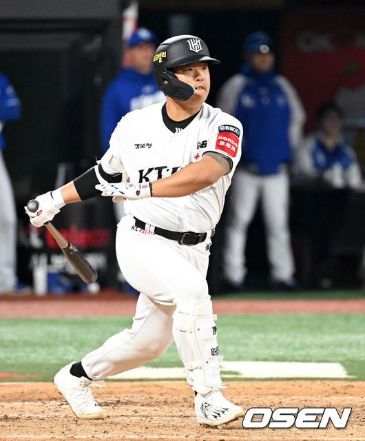 [OSEN=이대선 기자] KT 강백호 2025.04.11 /sunday@osen.co.kr