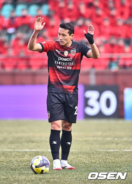 [OSEN=포항, 이석우 기자] 포항 스틸러스 이태석 036 2025.02.15 / foto0307@osen.co.kr