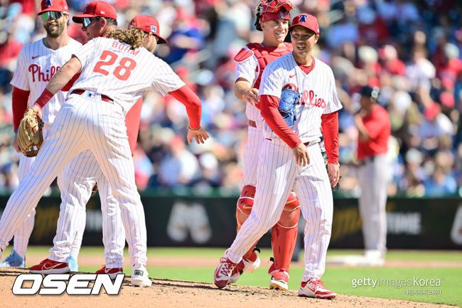 [사진] 필라델피아 필리스 시절 아오야기 코요. ⓒGettyimages(무단전재 및 재배포 금지)