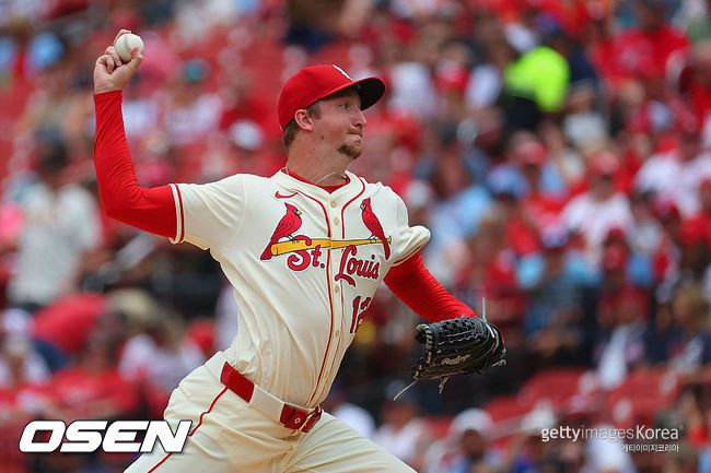 [사진] 세인트루이스 카디널스 시절 에릭 페디. ⓒGettyimages(무단전재 및 재배포 금지)
